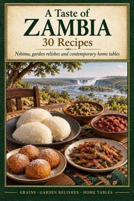 A Taste of Zambia cookbook cover