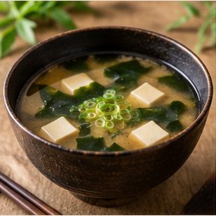 Tofu and Wakame Miso Soup
